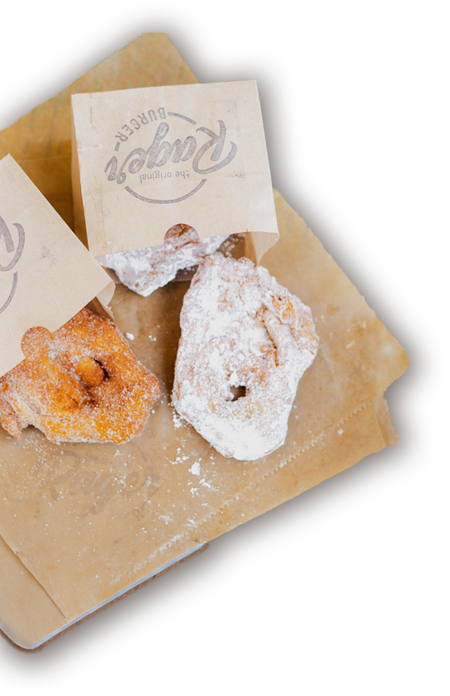 rager burger doughnuts